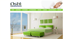 Desktop Screenshot of oshi-slaapcomfort.be