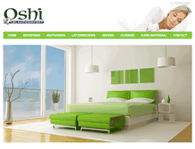 Tablet Screenshot of oshi-slaapcomfort.be